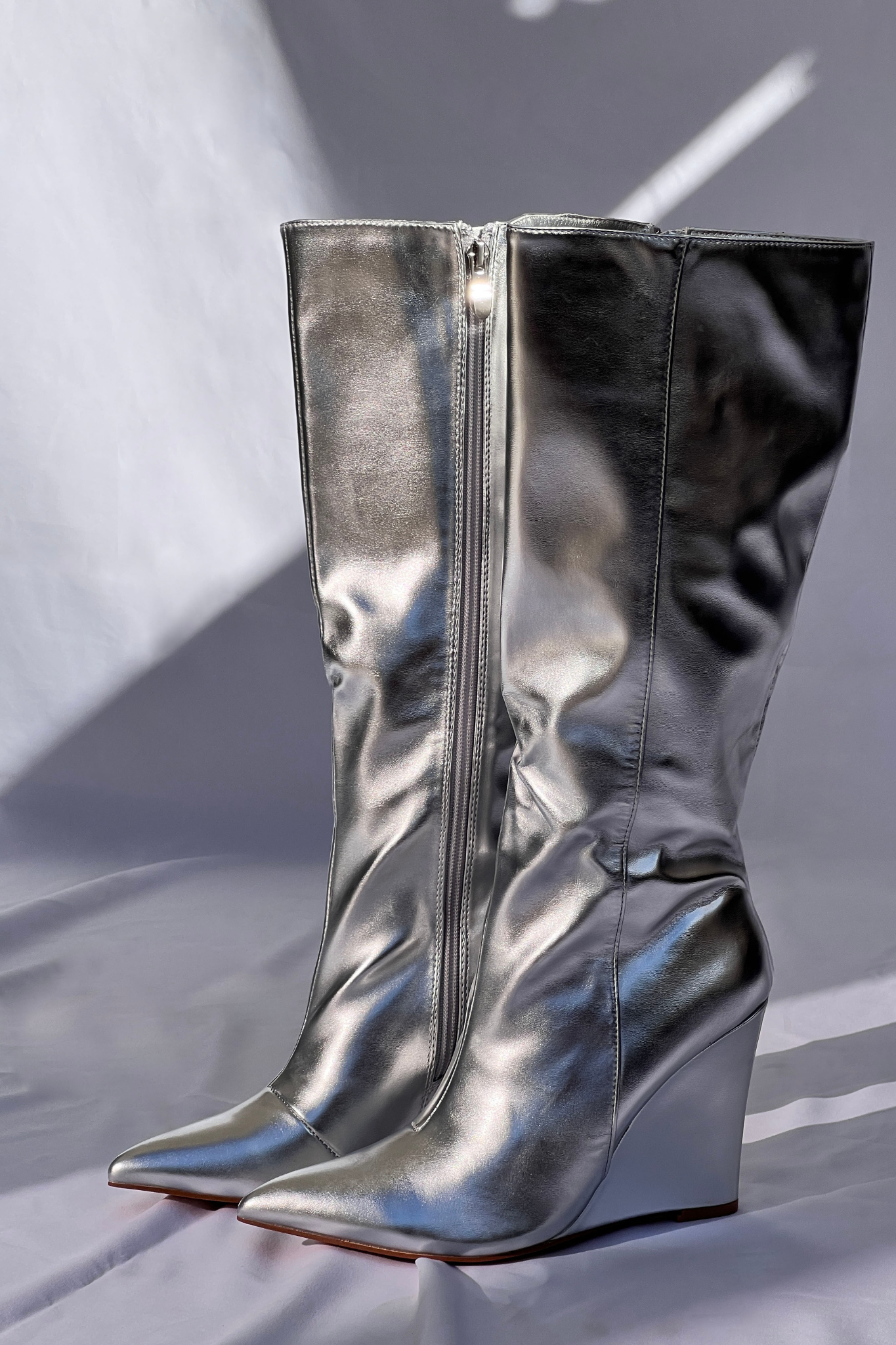 PAOLA BOTTES TALONS COMPENS S ARGENT S O MARA SHOES