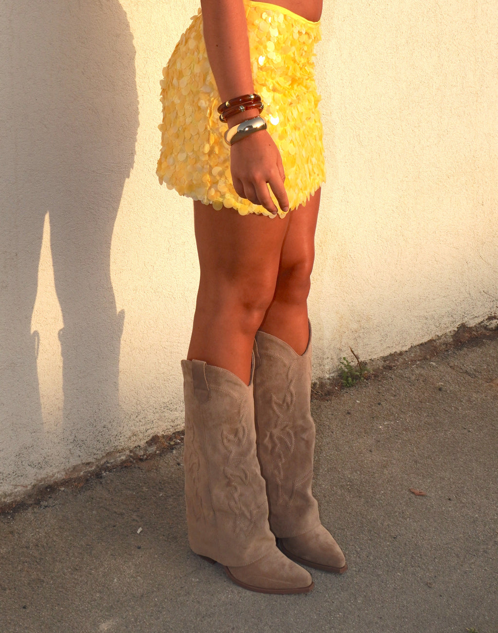 BOTTES REVERS STYLE SANTIAGS JADE - TAUPE