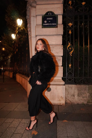 SANDALES À TALONS EVA - NOIR