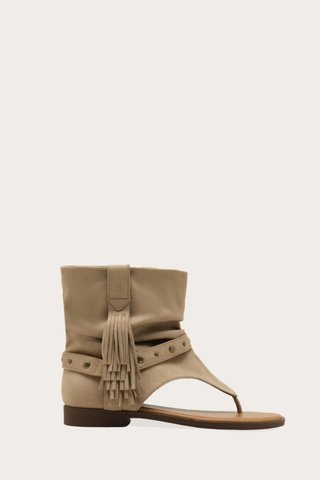 SANDALES PLATES MISSI - TAUPE