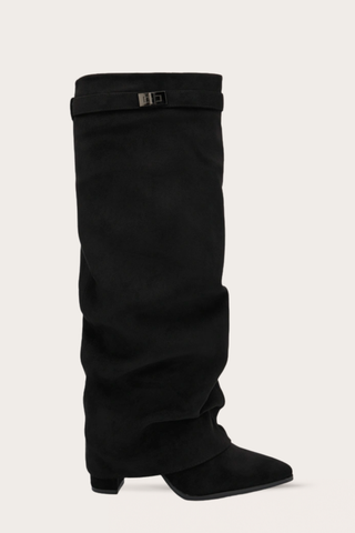 BOTTES LAORA - SUÉDINE NOIR