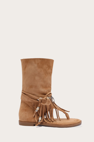 SANDALES PLATES MONTANTES DAKOTA