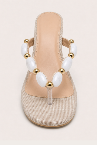 MULES À TALONS TONGS EDA - CORDE