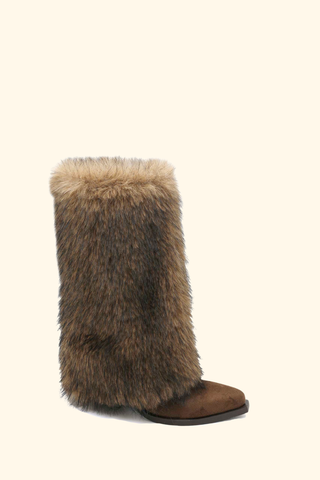 BOTTES FOURRURE IRINA - CAMEL