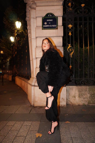 SANDALES À TALONS EVA - NOIR