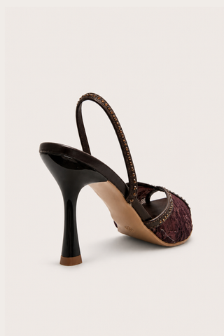 SANDALES À TALONS LIRAYA - BROWN