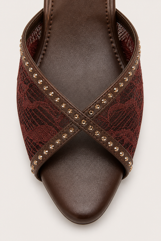 SANDALES À TALONS LIRAYA - BROWN