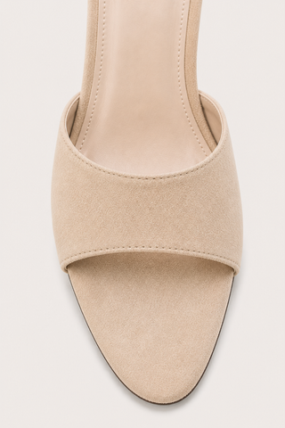 MULES À TALONS SAHLI - TAUPE