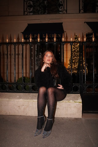 ESCARPINS ZELINE - STRASS NOIR