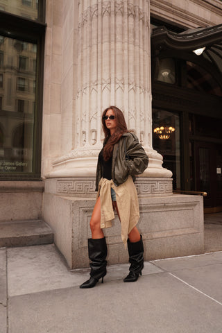 BOTTES APRIL  - SIMILI NOIR