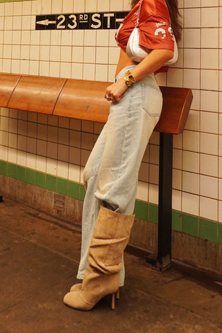 BOTTES AVRY - TAUPE