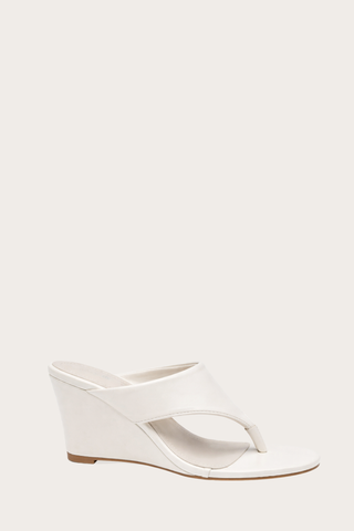 MULES À TALONS COMPENSÉES DALIA - BLANC