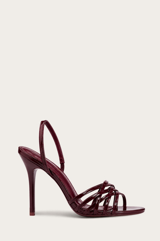 SANDALES À TALONS AVERY - BORDEAUX