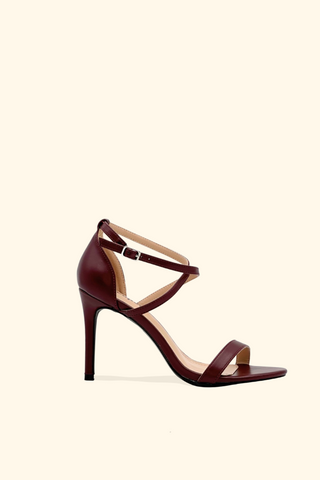 SANDALES À TALONS ELMA - WINE