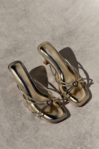 MULES BIANCA - Gold