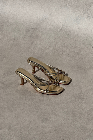 MULES BIANCA - Gold