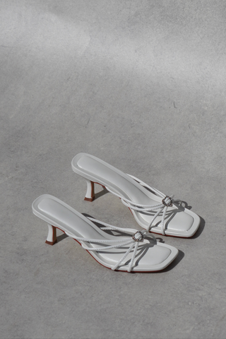 MULES BIANCA - White