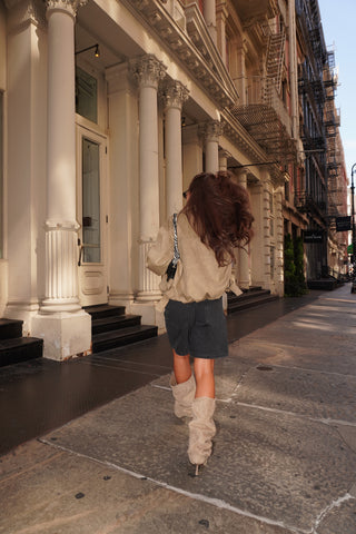 BOTTES APRIL  - TAUPE