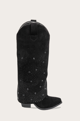 BOTTES REVERS STYLE SANTIAGS MILY  - NOIR