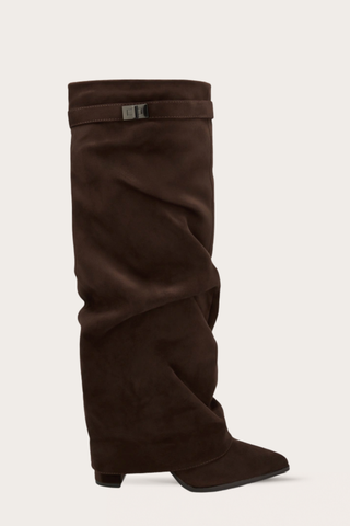 BOTTES LAORA - SUÉDINE MARRON