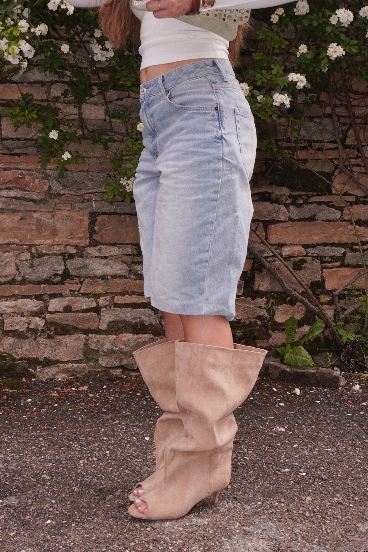 BOTTES OUVERTES CHIARA - TAUPE