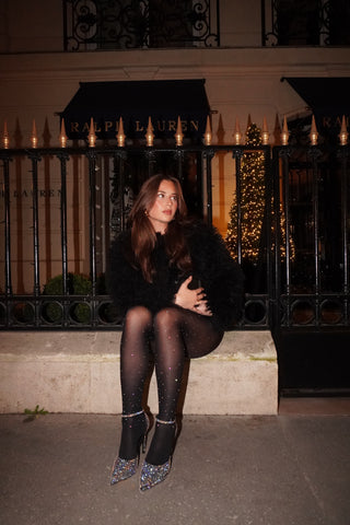 ESCARPINS ZELINE - STRASS NOIR