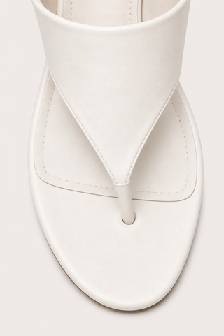 MULES À TALONS COMPENSÉES DALIA - BLANC