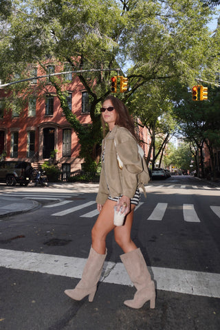BOTTES ZAFY - TAUPE