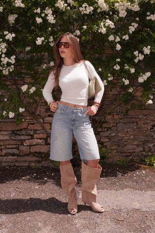 BOTTES OUVERTES CHIARA - TAUPE