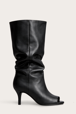 BOTTES OUVERTES CHIARA - SIMILI NOIR