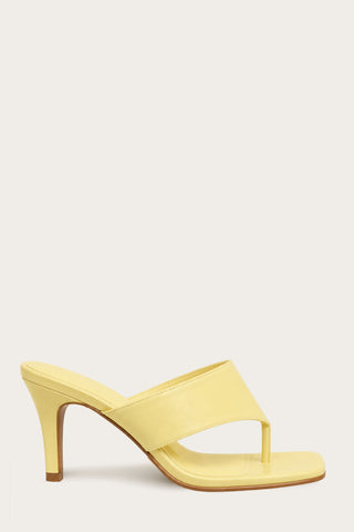 MULES À TALONS LEY - JAUNE
