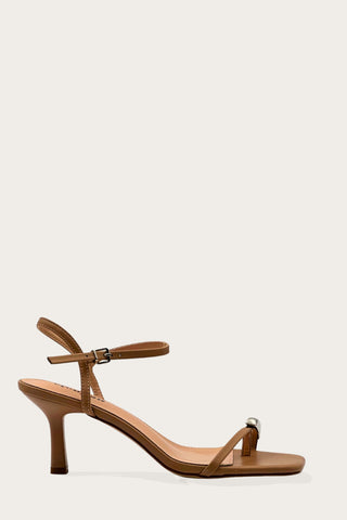 SANDALES À TALONS SOFIA - TAUPE