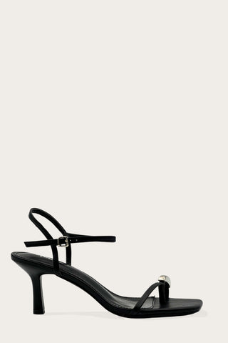 SANDALES À TALONS SOFIA - NOIR