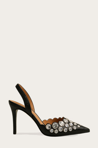 ESCARPINS HOLLY - STRASS NOIR