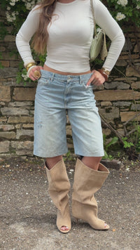 BOTTES OUVERTES CHIARA - TAUPE